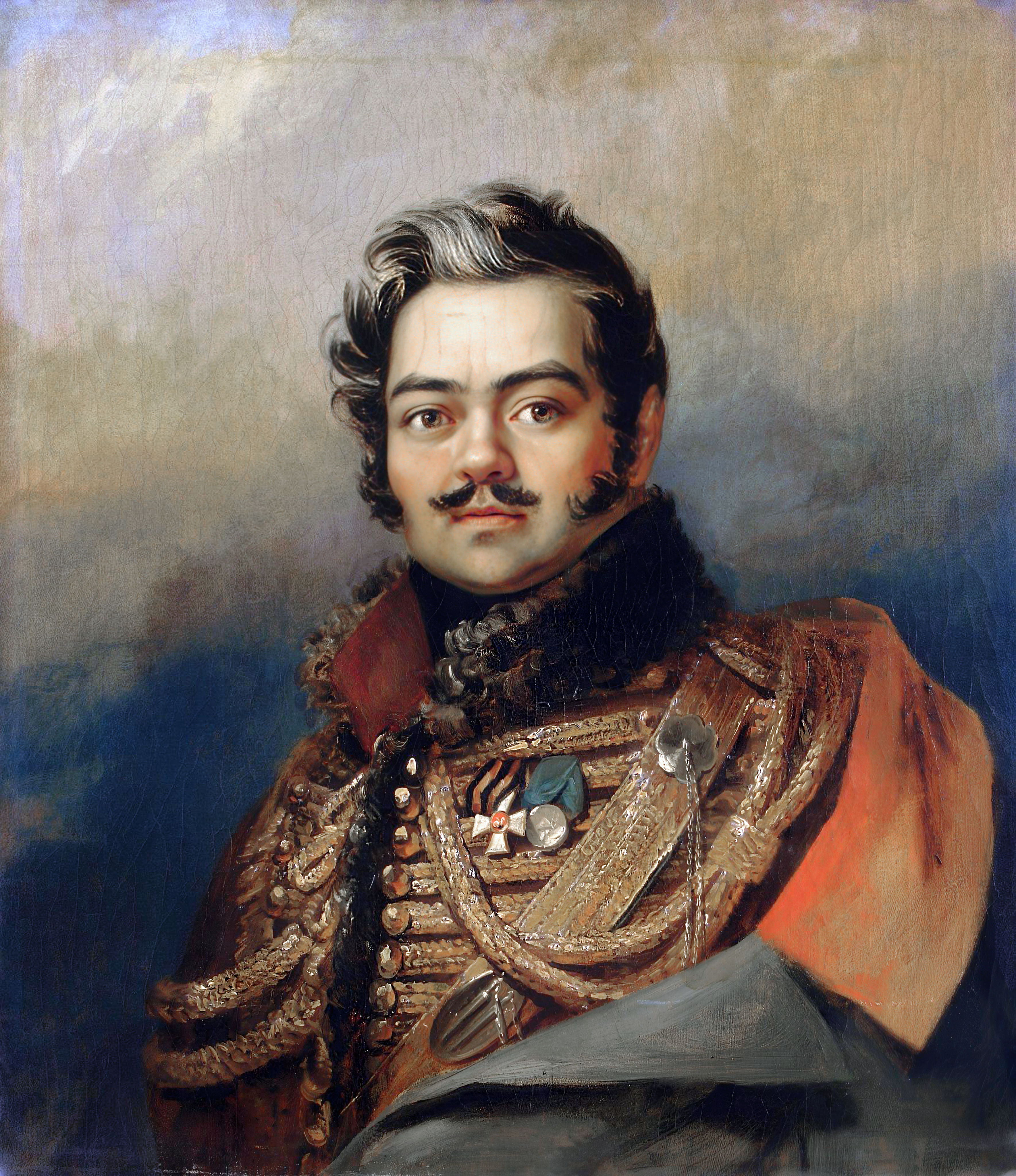 Denis Davydov, portrait by George Dawe, circa 1827–1828